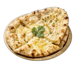 Naan de Queso y Ajo