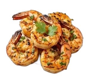 Tikka de Langostinos al Ajo